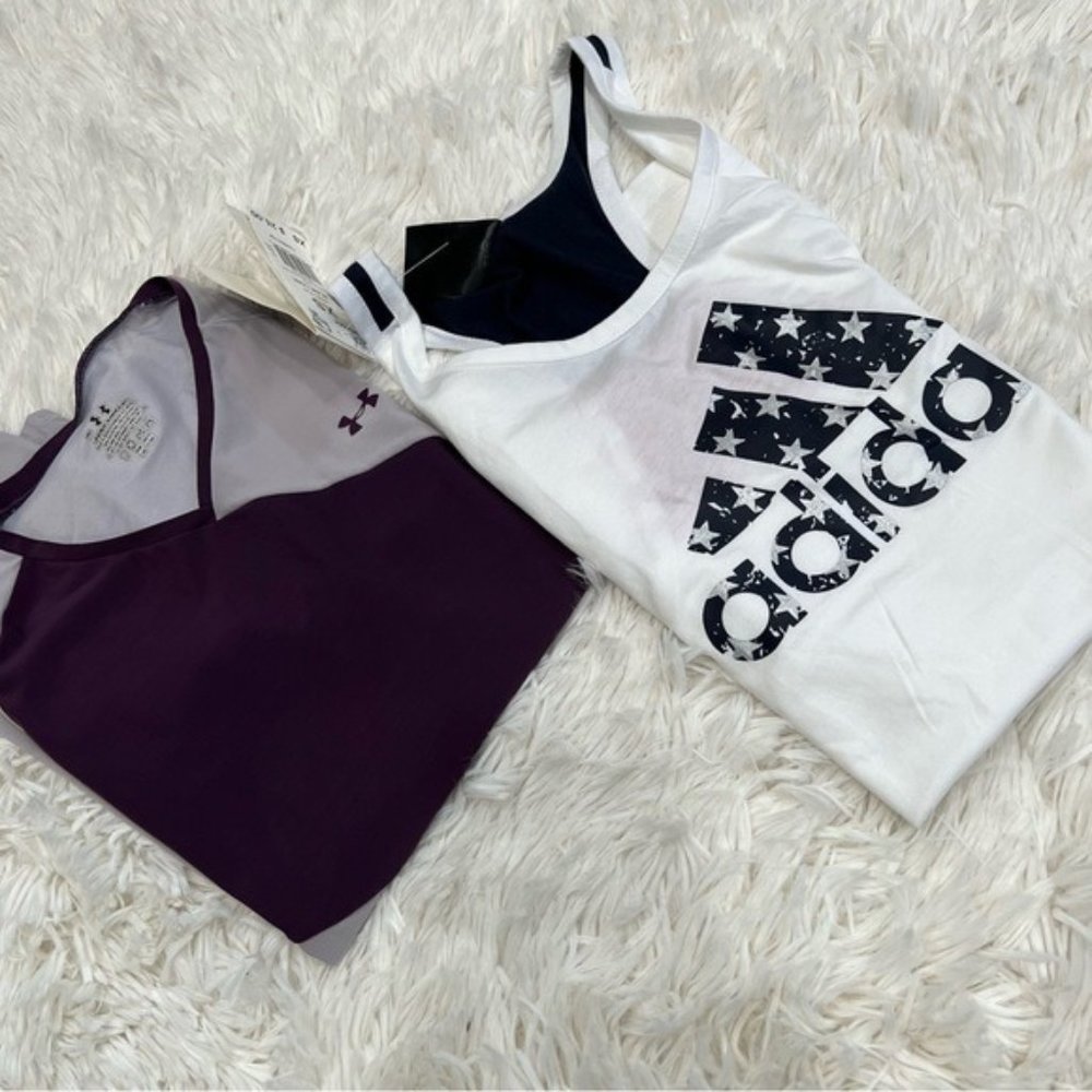 Athletic apparel bundle of two tops‎ size XS